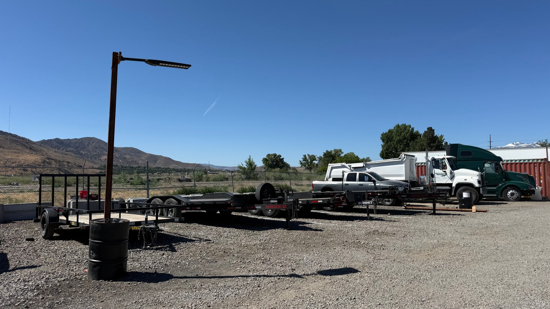 OTG Trailer Rentals fleet lot in Reno and Sparks, Nevada