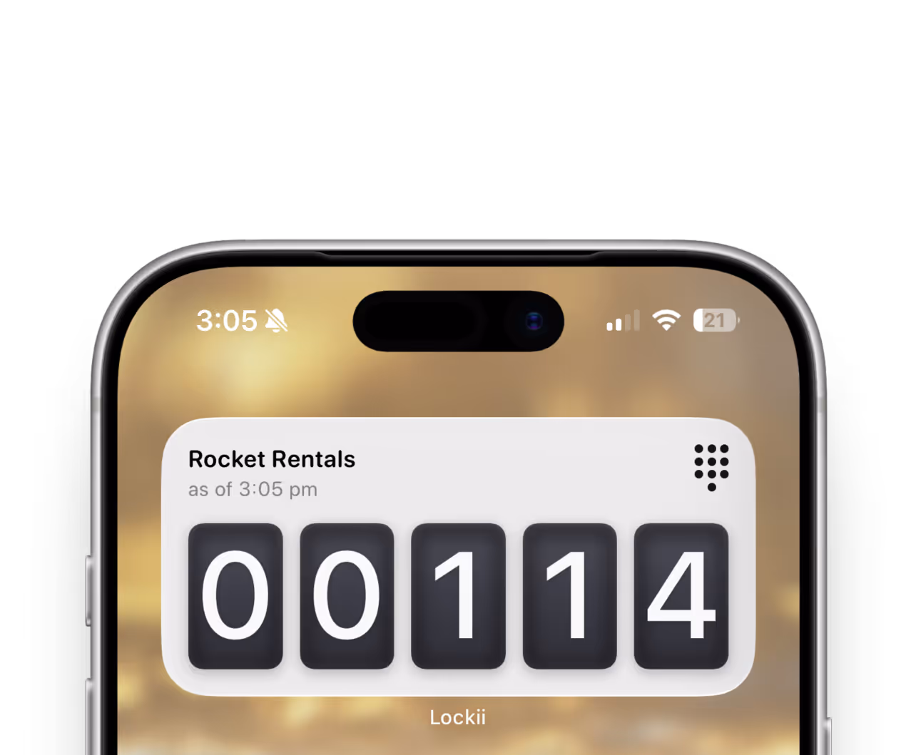 Lockii home screen and lock screen widgets for fleet tracking