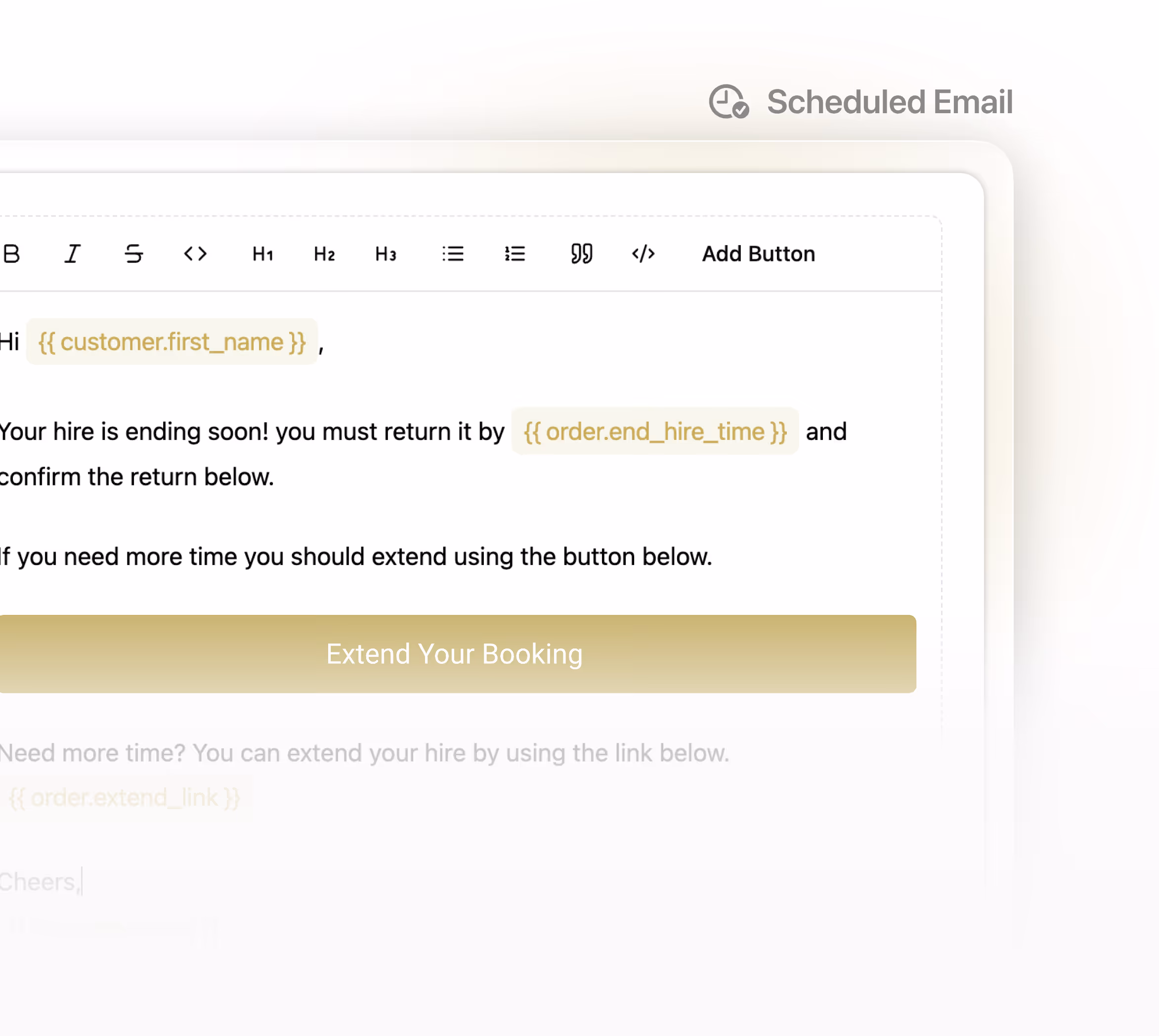 Lockii automated email and SMS communication dashboard